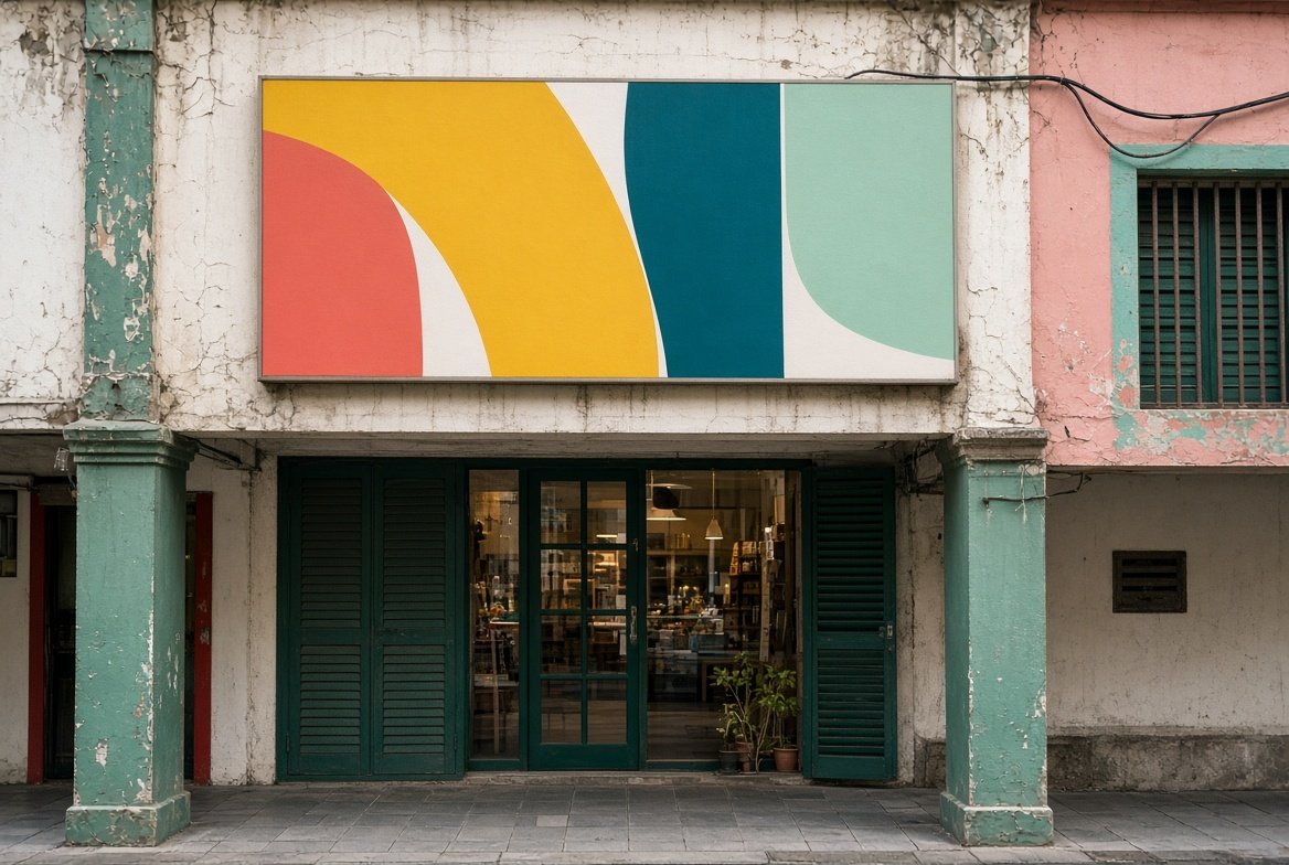 Shopfront signage